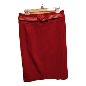 Gucci Vintage Wool Red‎ Skirt